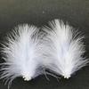 2Pcs Fairy White Feather Hair Clip Headdress Wedding For Women Girls Daily Personality Sweet Feather Barrettes Hair Accessories