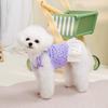 Pet Clothes Spring and Summer New Suspender Princess Dress Tulip Suspender Teddy Dog Small Fresh Floral Pit Strip Skirt