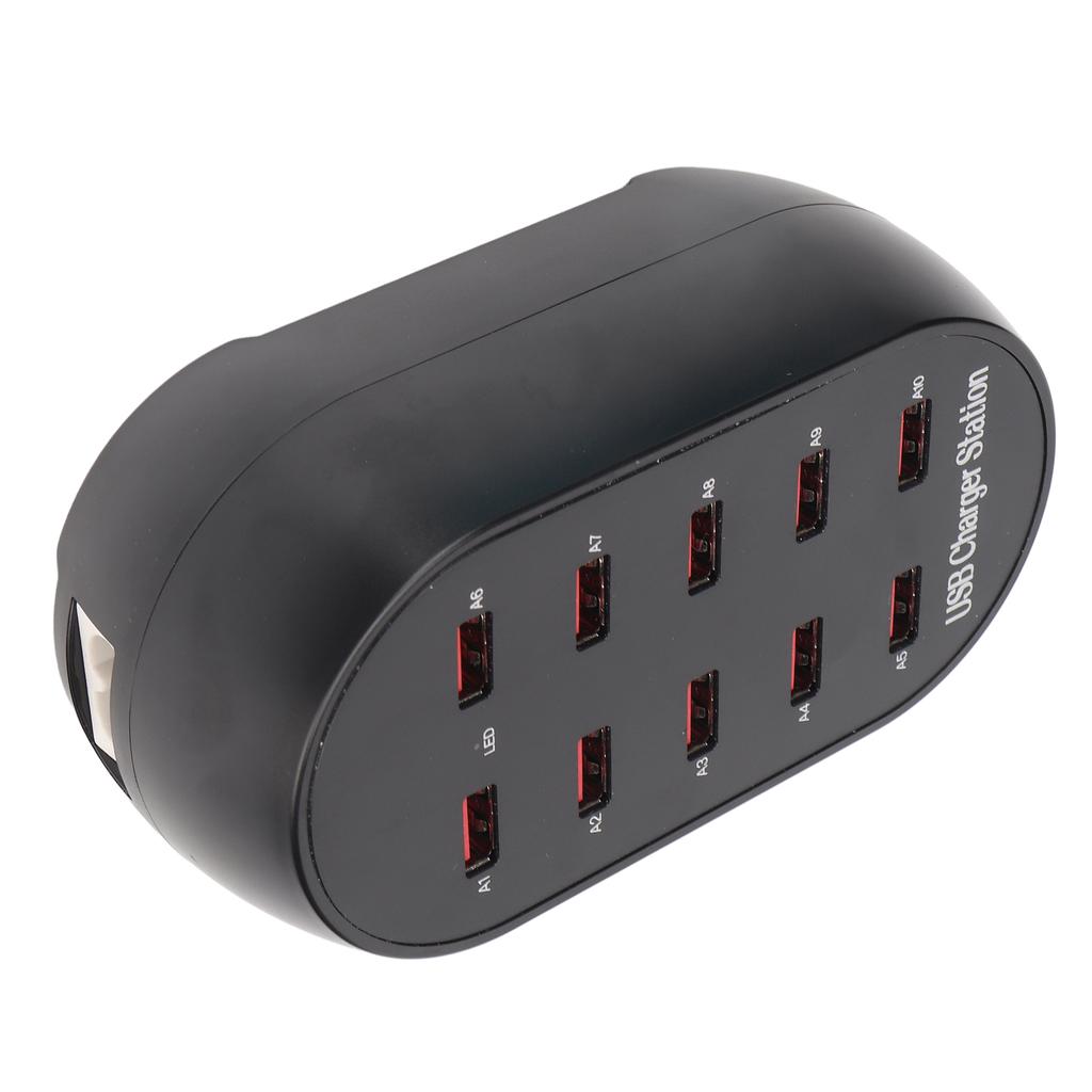 USB зарядная станция 10 портов небольшой настольный USB концентратор быстрой зарядки для отеля дома дорожная вилка