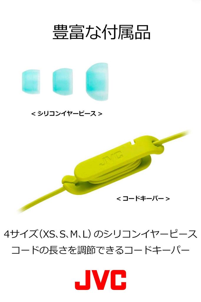 Наушники JVC Kenwood JVC HA-FX26-A проводные канального типа синего цвета