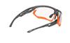 RUDYPROJECT Photonic Piyombo Матовый бампер Линза Impact X2 Фотохромная красная 17 мм Солнцезащитные очки, Оправа, Мандарин, Линзы, Ширина 72 мм, Высота 39 мм, Переносица