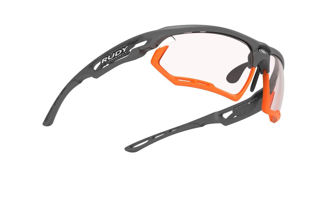 RUDYPROJECT Photonic Piyombo Матовый бампер Линза Impact X2 Фотохромная красная 17 мм Солнцезащитные очки, Оправа, Мандарин, Линзы, Ширина 72 мм, Высота 39 мм, Переносица