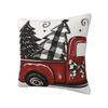 Chrismas Snowflake Letter Print Pillow Case Vintage Pillow Cover Soft Printed Cushion Cover Pillowcases For Sofa Home Decoration