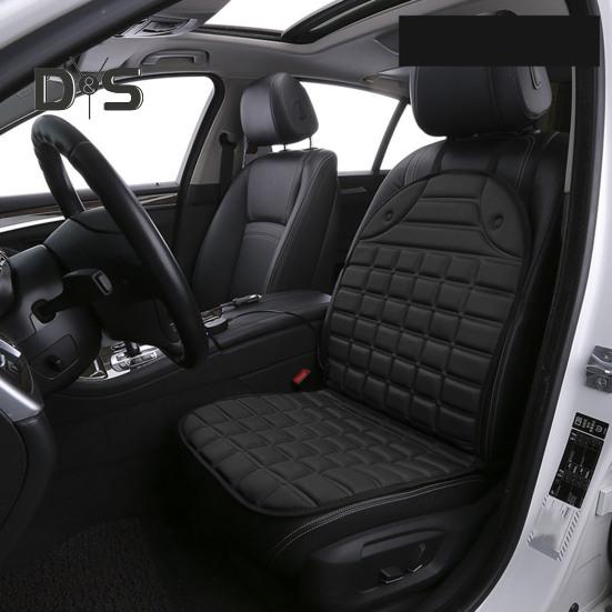 Подушка для сиденья автомобиля с подогревом, регулируемая температура, быстрый нагрев, легко моется, универсальная, для внедорожников, грузовиков, зимняя подушка для сиденья