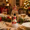Personalized Greeting Gifts Recordable Message Christmas Bottle Ornament, Voice Recording Keepsake, Mini Snowy Winter Home Decor Tree in Bottle,