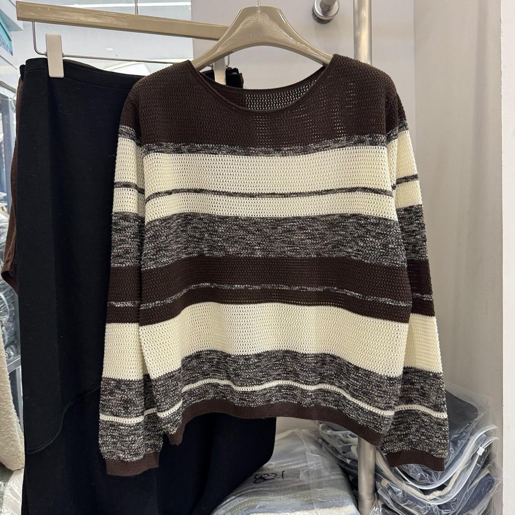 Women Autumn Winter Loose Knitted Sweater Soft Warm Long Sleeve Solid Color Casual Oversized Pullover Daily Streetwear Tops