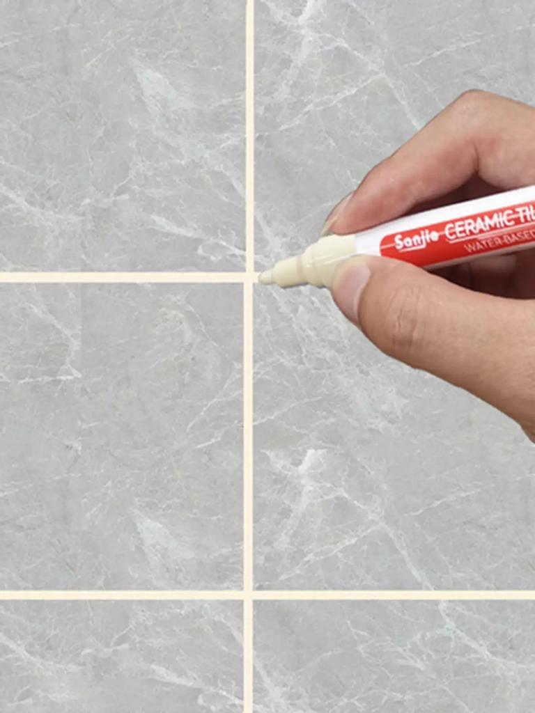 1PC Waterproof Marker Pen Wall Seam Repair Tiles Grout Markers Pens Floor Bathroom Decontamination Paint Brush Tools