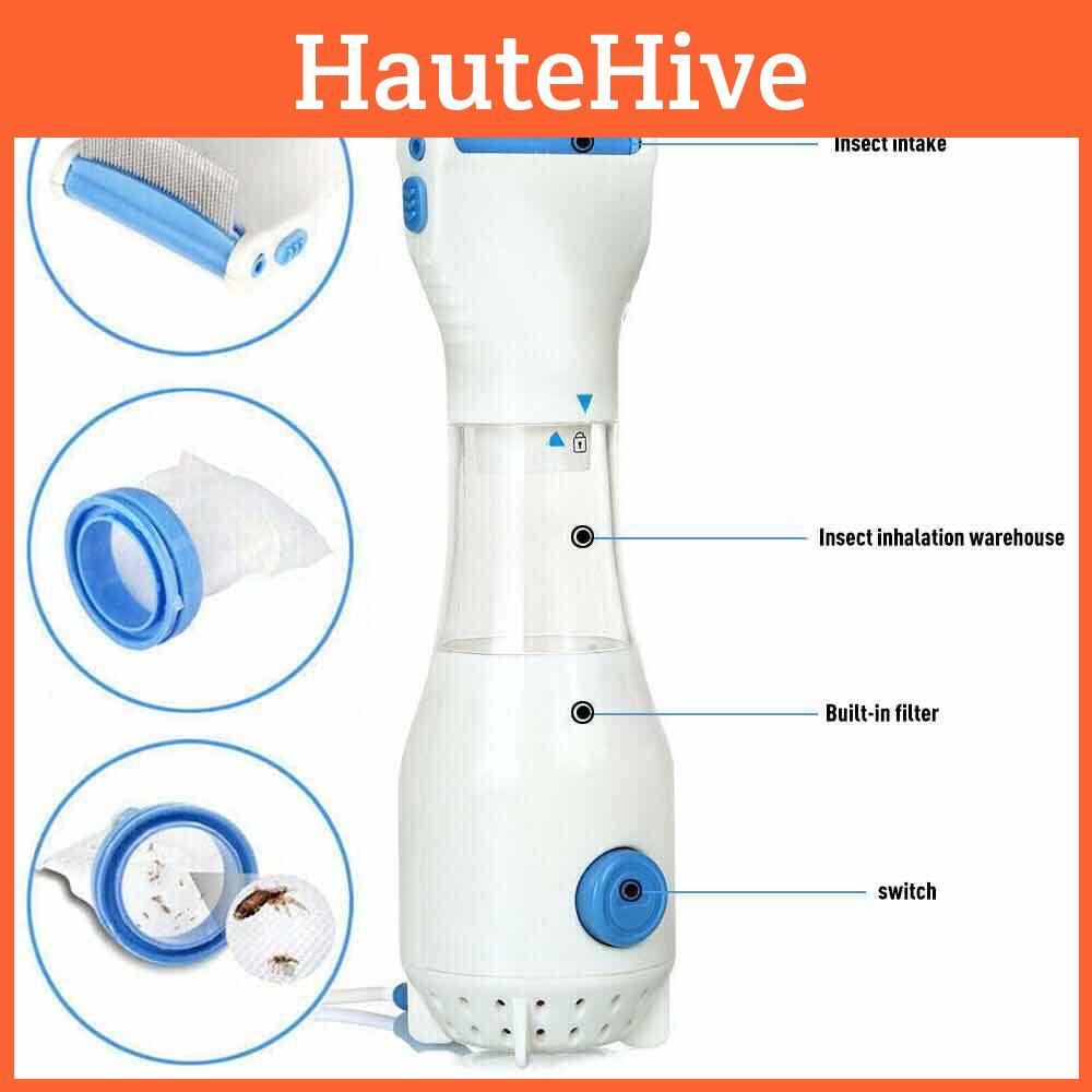 Электрическая вакуумная расческа для удаления гнид и вшей, щетка, фильтр для удаления блох у домашних собак и кошек, средство для лечения