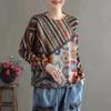 Plus Size Women Knitted Sweater Spring Autumn Loose Pullover Long Sleeve Tops
