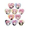 Shugo Trading Cover Illustration Tin Badges of Chara! Heart-Shaped (Box 10)