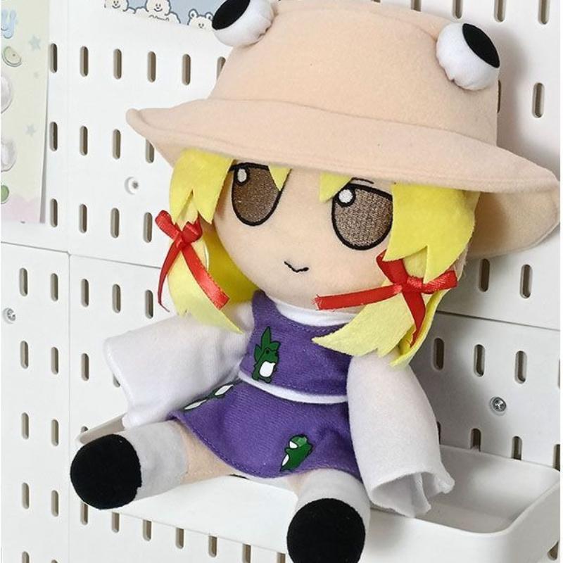 Cute Touhou Project Moriya Suwako Fumo Plush Toy Cute Frog Goddess Character Soft Stuffed Doll Anime Plushie for Fans Birthday Gift Home Room Decor