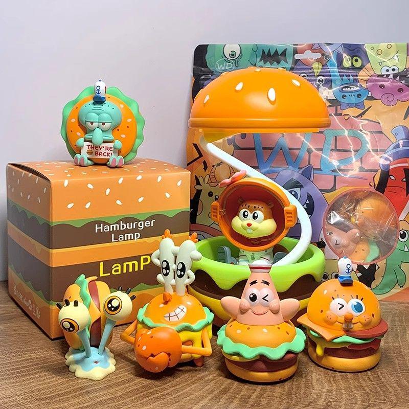 Губка Боб Бургер Кинг Икра Краба Горшок Серия: Фигурка Патрика и Сквидварда, украшение для автомобиля и рабочего стола