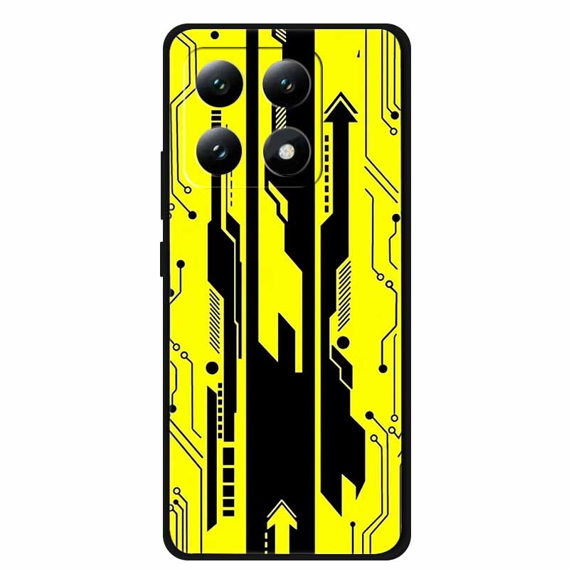 Для Xiaomi 15T 5G Чехол Цветы Мягкий Силикон ТПУ Задняя Крышка Для Xiaomi 15T Pro 5G Capa Boho Цветная Защита от Царапин