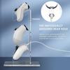 Acrylic 3-Layer Controller Holder White Game Handle Display Stand Practical   Desktop