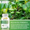 High-concentration olive leaf extract, natural plant extracts, 750 mg, daily nutritional supplement for adults, 120 capsules.