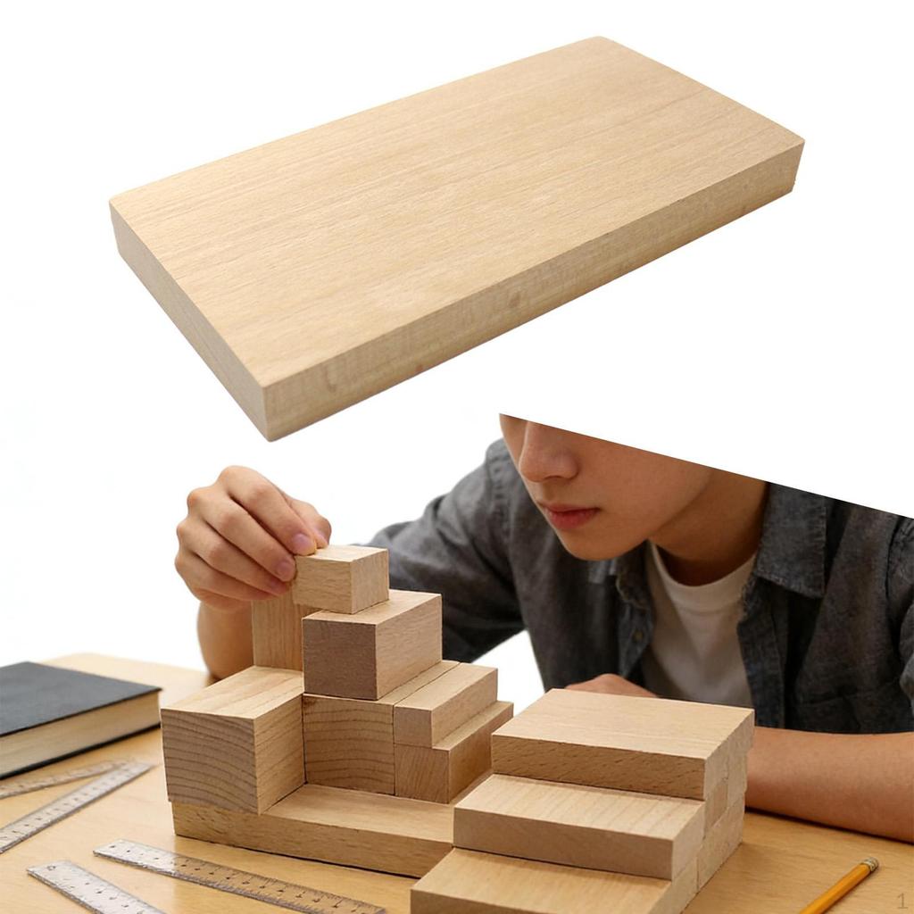 Липовые резные блоки Липовое дерево Ручная работа Необработанный блок Деревянный набор для мастерской