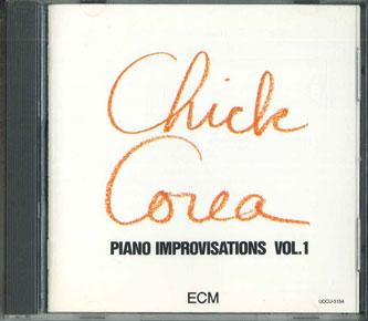 CD ЧИК КОРИА - Фортепианные импровизации Том 1 UCCU5154 ECM 2003 Япония Джаз Б/У