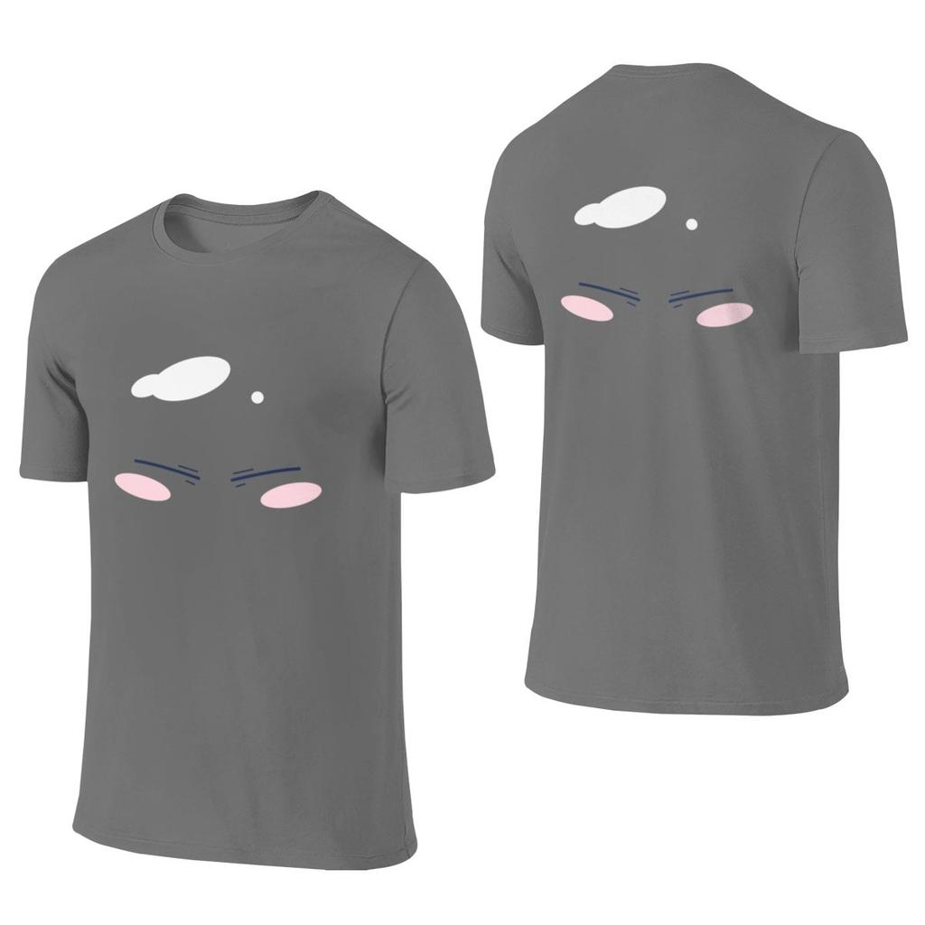Rimuru Face Slime Chibi Lazy Style Reversible Tshirt Artistic And Minimalist Faderesistant Tee