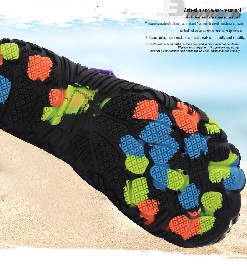Unisex Quick-Dry Water Shoes: Breathable, Non-Slip for Hiking, Diving, and Climbing