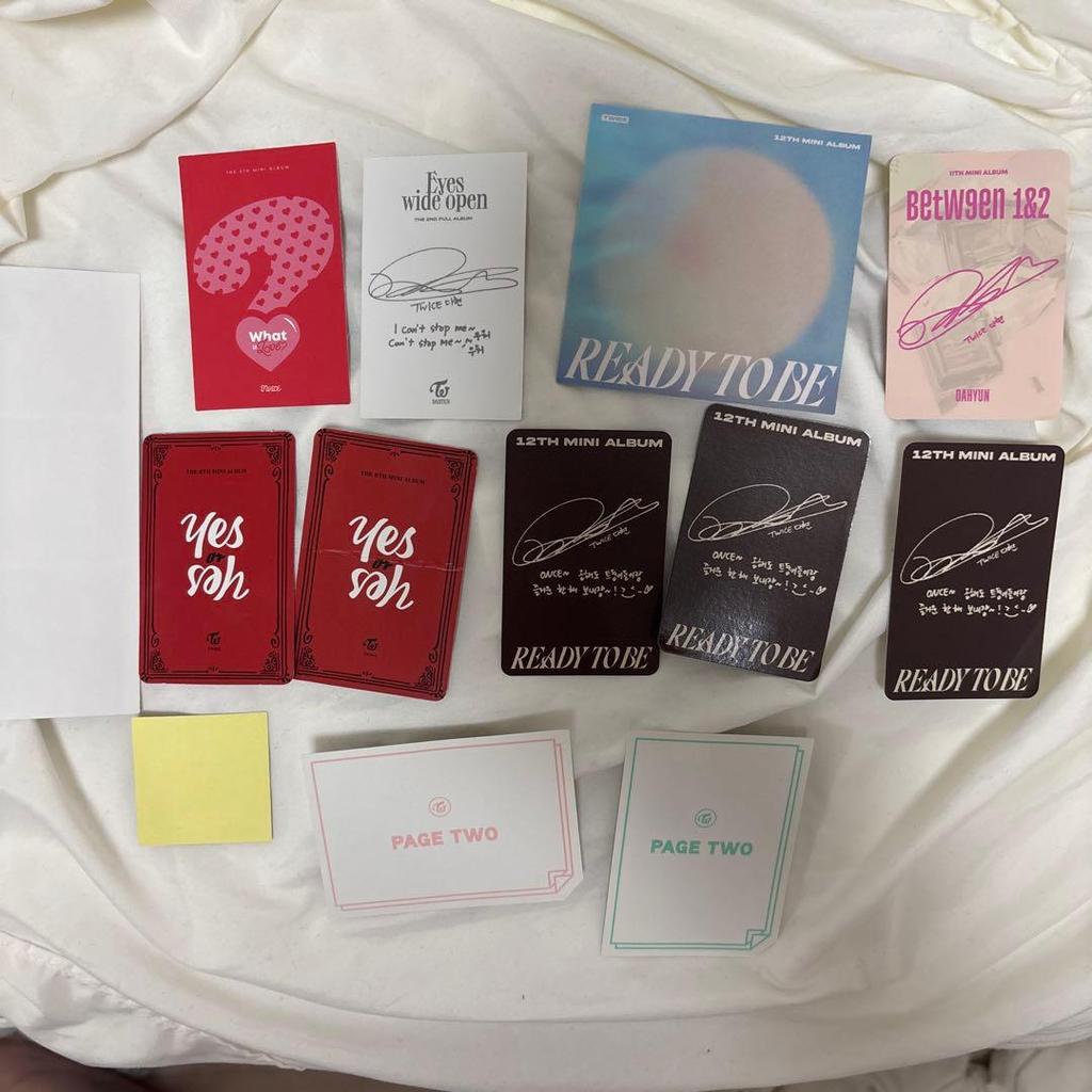 [Б/У] Карточки Дахён из Twice продаются по отдельности