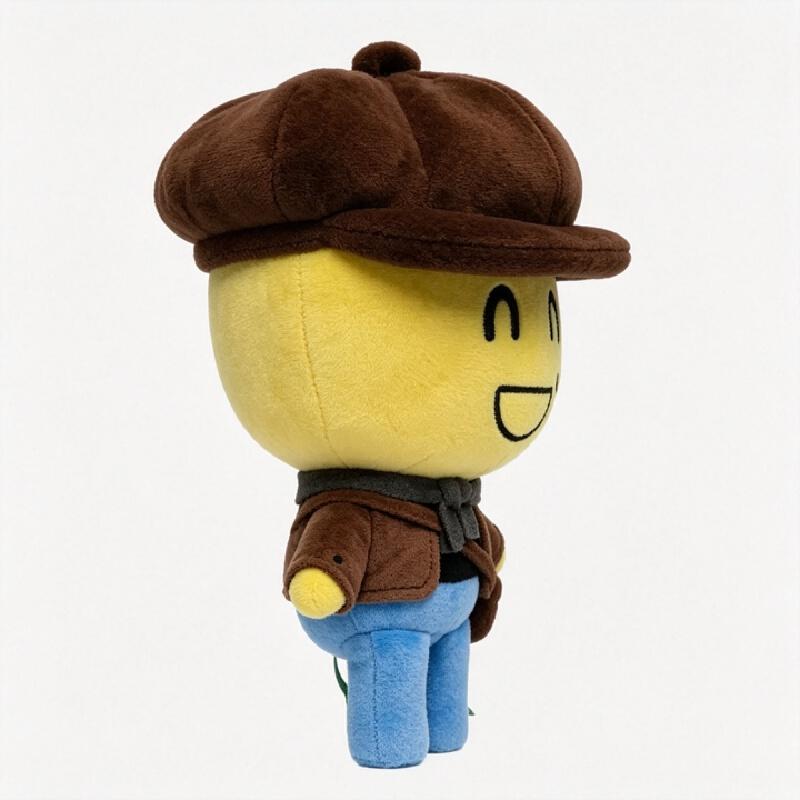 New Roblox Detective Noob Plush Toy Forsaken Game Peripheral Plush Doll Home Ornament Collection Birthday Gift For Fans