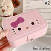 Шкатулка для украшений Hello Kitty Серьги Ожерелья Кольца Шкатулка для хранения украшений Большая вместимость Дорожная портативная сумка Подарок на вечеринку Косметичка