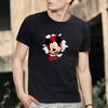 Mickey Minnie Mouse 100% Cotton T Shirt Streetwear Short Sleeve Tshirts UnisexSummer Clothing T-shirt Tees Tops