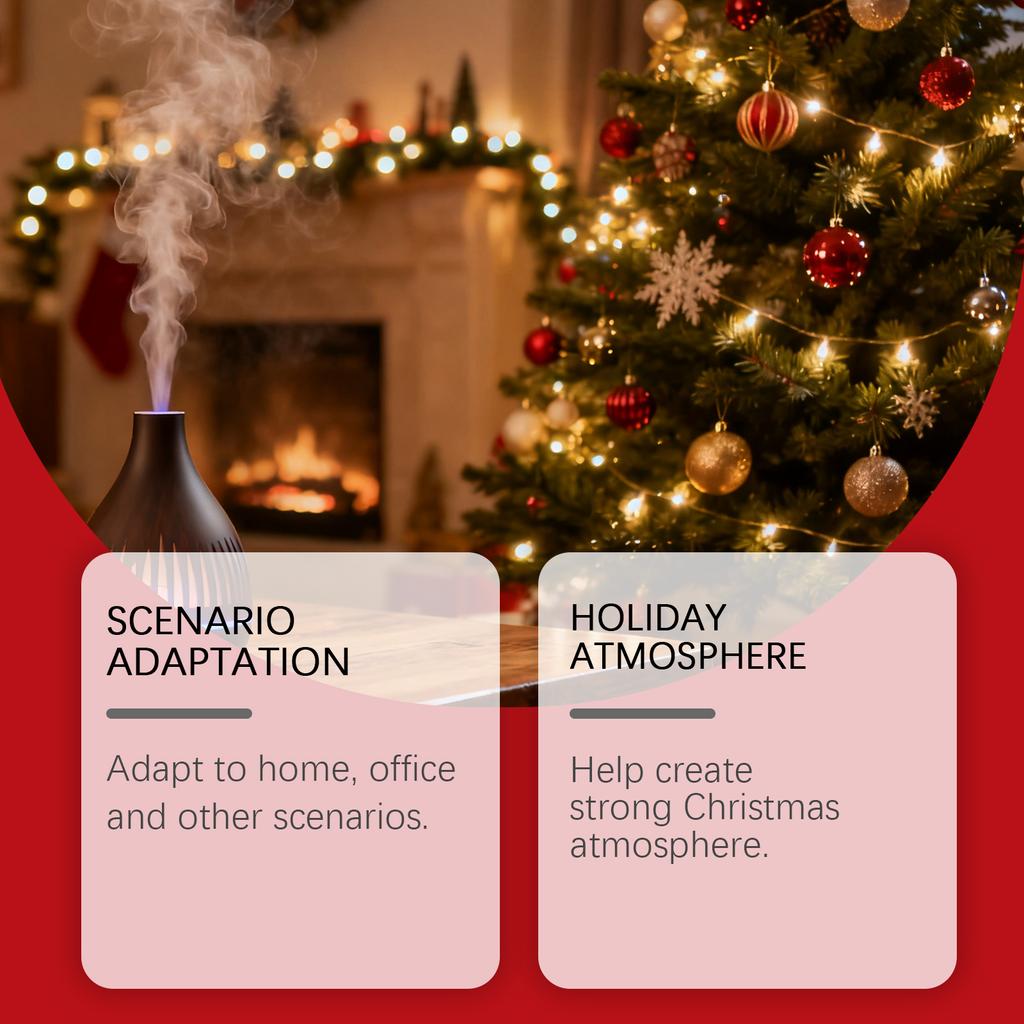 Рождественский набор аромамасел премиум-класса из 6 ароматов для дома, праздника и подарка, натуральный аромадиффузор, 60 мл