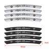 MVGJX1 4pcs 3D Aluminum Car Wheel Rim Stickers Emblem Decoration Decal For Alfa Romeo Giulia 159 Giulietta Mito 147 Stelvio Accessories