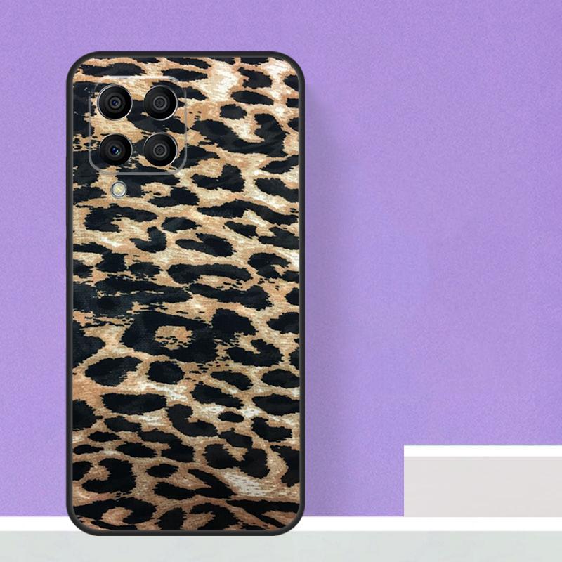 African Leopard Print For Samsung Galaxy M12 M32 M52 M14 M34 M54 M21 M51 M31 M30s M20 M15 M55 M13 M33 M53 Case