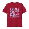 In My Senior Era Class of 2025 T Shirt vintage Washed Comfortable Top For Everyday Wear Slightly Casual fashion Versatile