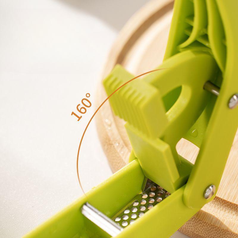 Двойного назначения ручной чеснокодавка может нарезать ломтиками кухонный 2-в-1 чеснокодавка нарезанный новый домашний креативный быстрый чеснок специальный инструмент