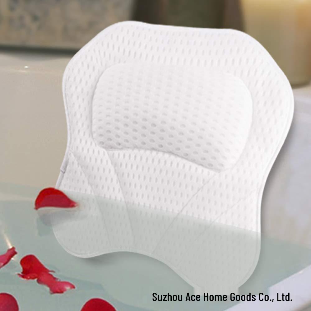 3D сетчатая подушка для ванны с 7 присосками - Спа-комфорт для ванны