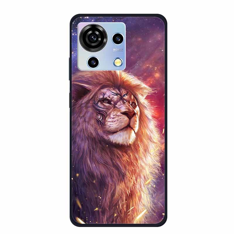 For ZTE V50 Vita Phone Case TPU Soft Back Cover Cartoon Luxury Silicone Phone Cases for ZTE Blade V40 V 40 50 Vita Animal Funda