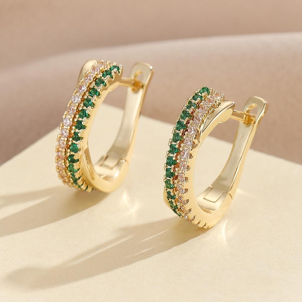 Модные серьги с кристаллами для женщин, черно-белые циркониевые модные серьги цвета шампанского, золотые свадебные украшения, подарки