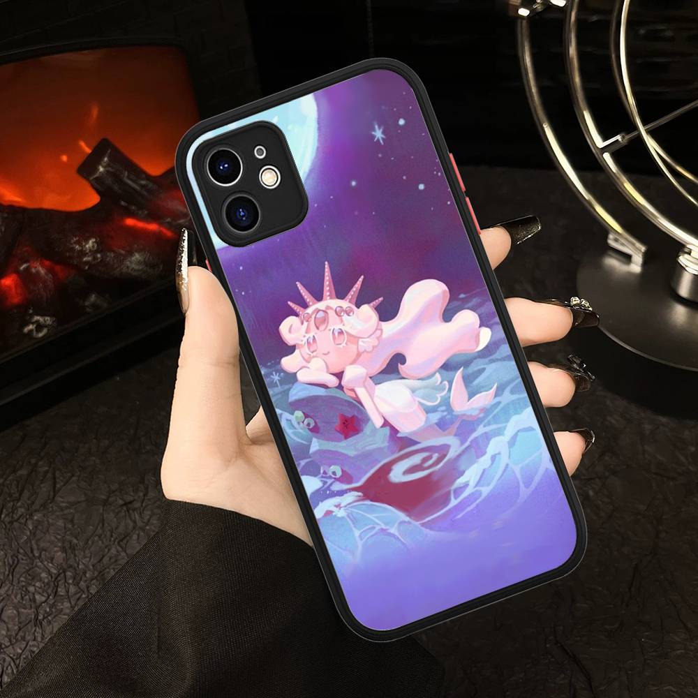 Чехол для телефона для мобильной игры C-Cookie Run Kingdom Для iPhone 16 15 14 13 12 11 Pro Max 7 8 6 6s Plus Матовый чехол