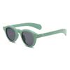 Modern Retro Ocean Film Sunglasses: Trendy Round Frames for Women & Men