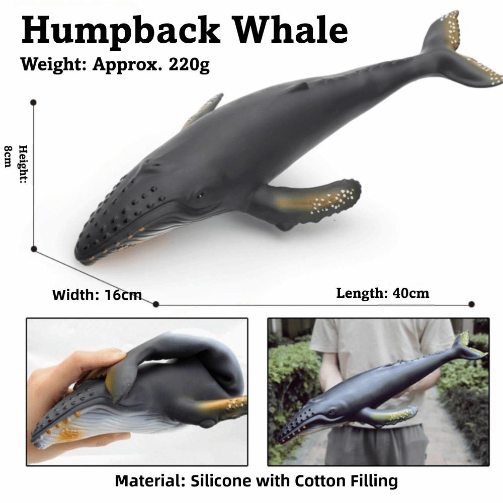 Large Size Ocean Animals Action Figures Great White Shark Model Ocean Animal Simulation