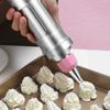 Stainless Steel Icing Gun Seamless Piping Nozzle Set Cake Cream Decorating Tool Baking DIY Kit