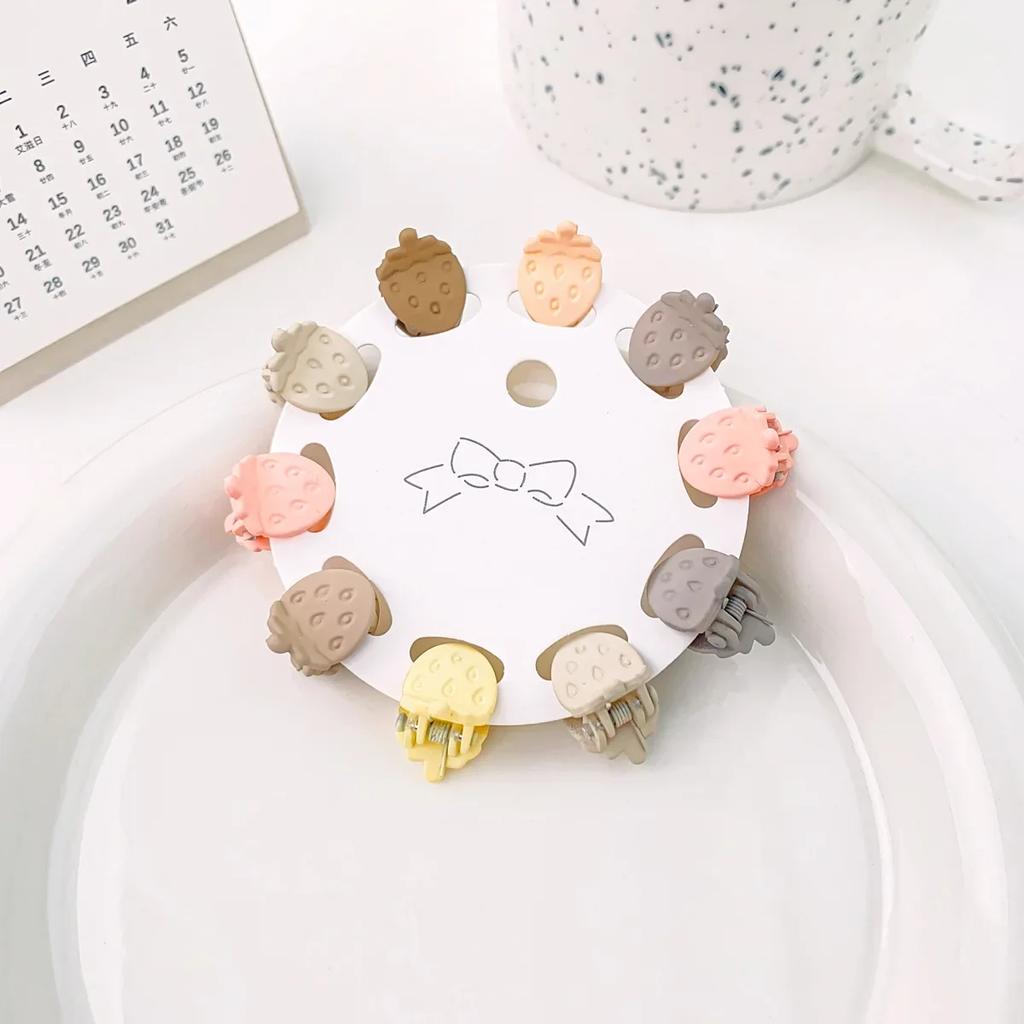 10 шт. Мини корейские простые случайные цвета заколки для волос для детей челка коса головной убор модные детские головные уборы аксессуары