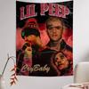 Эмоциональный Хип-Хоп Рэпер L-Lil P-Peep Красочный Гобелен Настенный Бохо Настенные Гобелены Мандала Настенный Полотняный