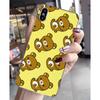 Чехол YNDFCNB Rilakkuma для iPhone 11 12 13 mini pro XS MAX 8 7 6 6S Plus X 5S SE 2020 XR