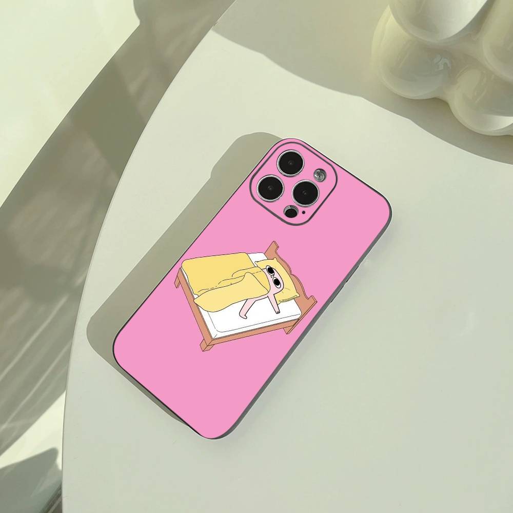 C-Cartoon- Ketnipz Cute Phone Case For iPhone 17,16,15,14,13,12,11 Pro Max, Lightweight and practical Soft Black Cover