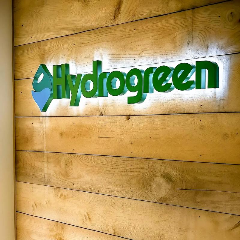 Custom Metal Illuminated Backlit Sign 3D Luminous Letters For Commercial Building Business Logo Storefront Frontlit Letter Sign