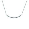 [M7621] - Silver Necklace 'Billes' Silver (rhodium Plated) - 45 Cm 2 Mm