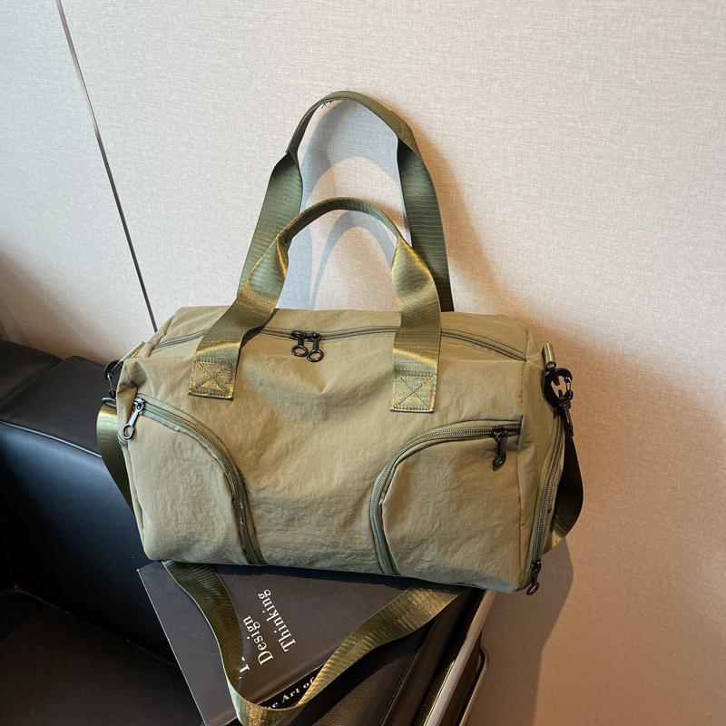 Дорожная сумка на короткие расстояния, женская сумка большой вместимости, мужская спортивная сумка, раздельный дорожный мешок для сухих и влажных вещей