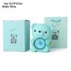 Hugging Bear Preserved Rose Gift Box with Necklace & Ring