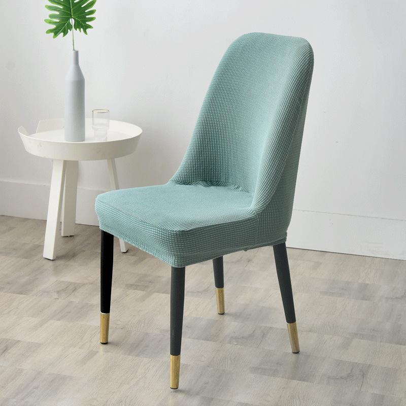 Утолщенный изогнутый чехол на стул, набор стульев для обеденного стола, чехол на стул для еды, чехол на домашний стул, чехол на стул