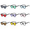 Colorful Ocean Lens Sun Glasses Summer Shades Retro Square Frame Sunglasses  for Women & Men