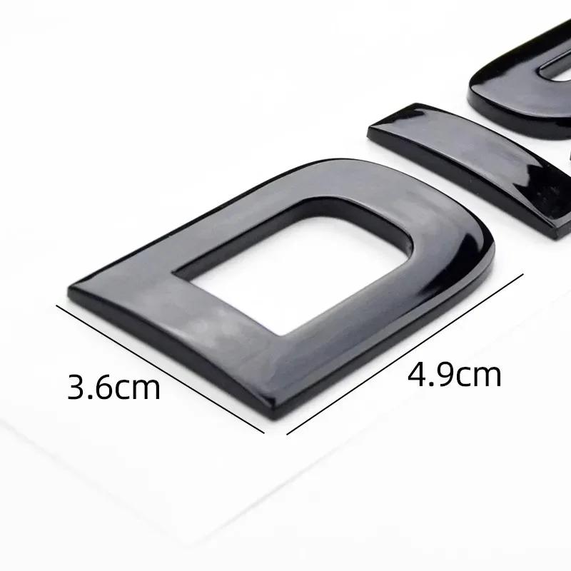 For Land Rover Discovery 2 3 4 Range Rover Freelander SVR 3D ABS Logo Range Rover Emblem Letters Car Hood Badge Bonnet Sticker E5
